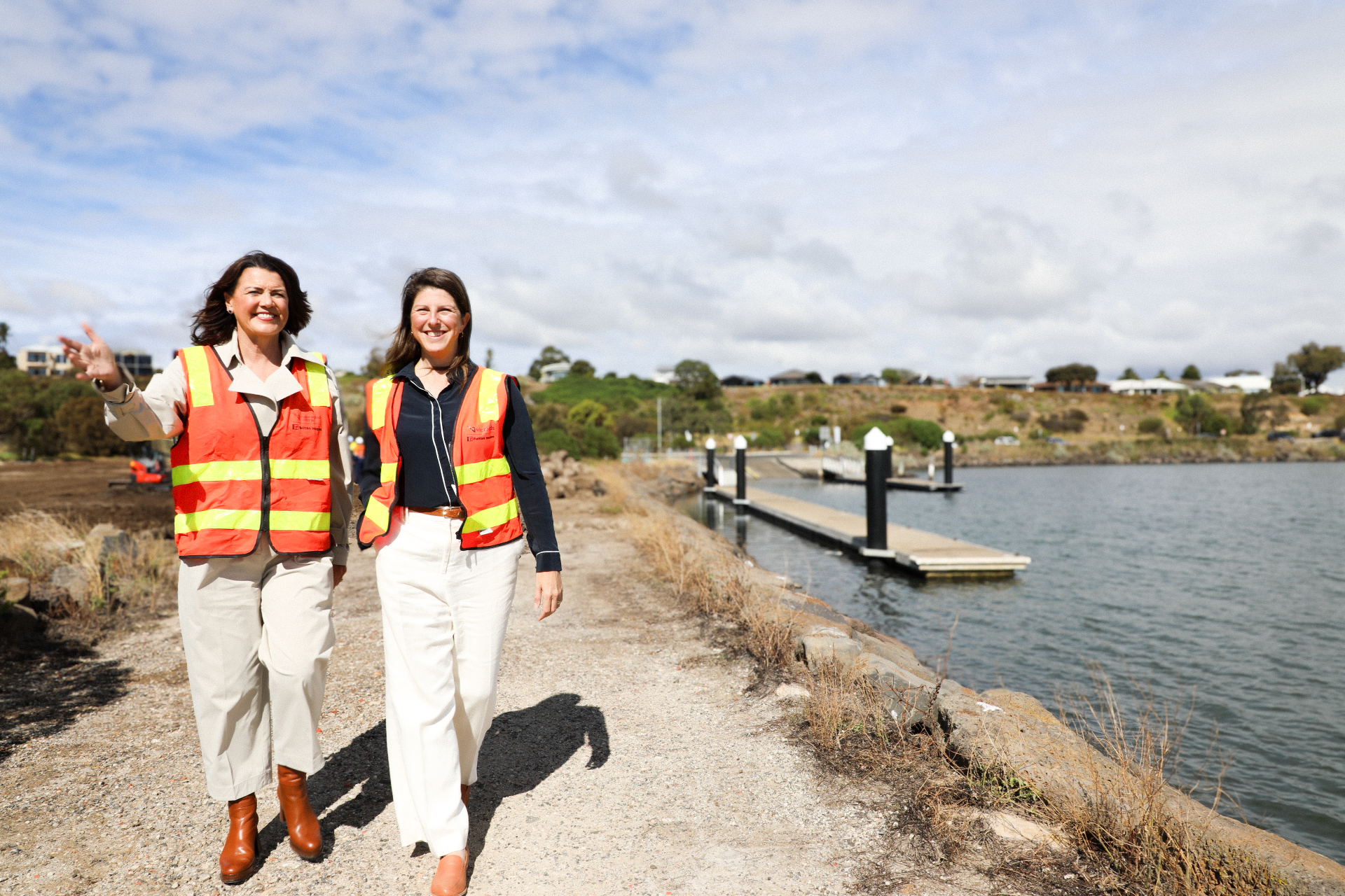 Works Under Way on the Clifton Springs Boat Ramp Main Image